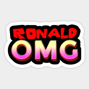 Ronald Omg Colour Sticker